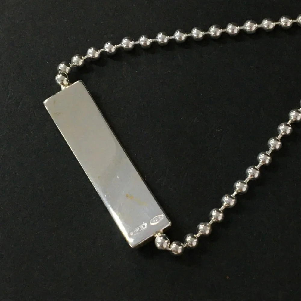 AUTH Gucci GG Pendant Necklace Choker Silver_6